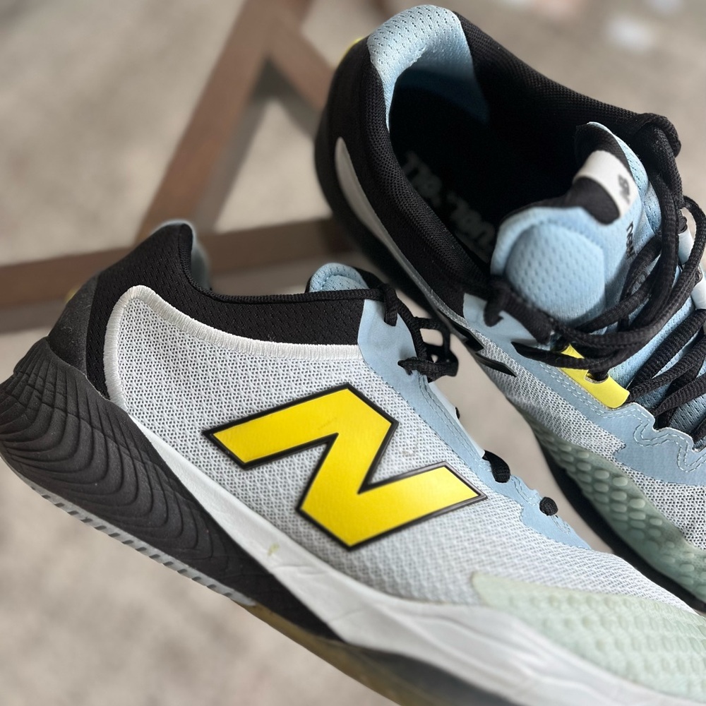 New Balance FuelCell 996v6 Quarry Blue Black Firefly Sz 9.5